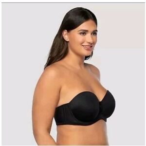 Vanity Fair Beauty Back‎ Strapless Bra 40C Black 5-Way Convertible NWT 74380